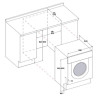 WHIRLPOOL - Lave-linge séchant Tout-intégrable BIWDWG751482EUN