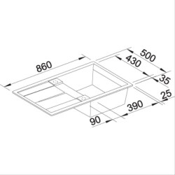 BLANCO - Evier 513221