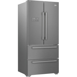 RÉFRIGÉRATEUR 2 PORTES + 2 TIROIRS 387+152L CLASSE E INOX