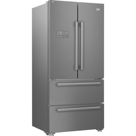 RÉFRIGÉRATEUR 2 PORTES + 2 TIROIRS 387+152L CLASSE E INOX