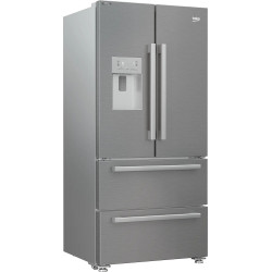 RÉFRIGÉRATEUR 2 PORTES+2 TIROIRS 387+152L INOX