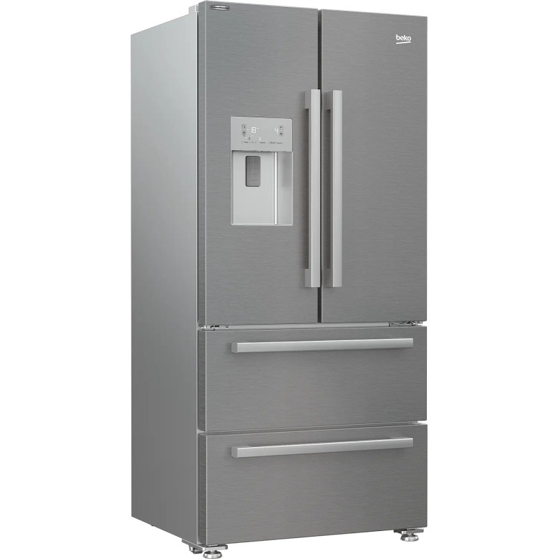 RÉFRIGÉRATEUR 2 PORTES+2 TIROIRS 387+152L INOX