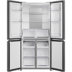 RÉFRIGÉRATEUR 4 PORTES 307+156L 181,5X83,3X65CM CLASSE E 35DB CARBONE