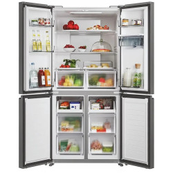 RÉFRIGÉRATEUR 4 PORTES 307+156L 181,5X83,3X65CM CLASSE E 35DB CARBONE