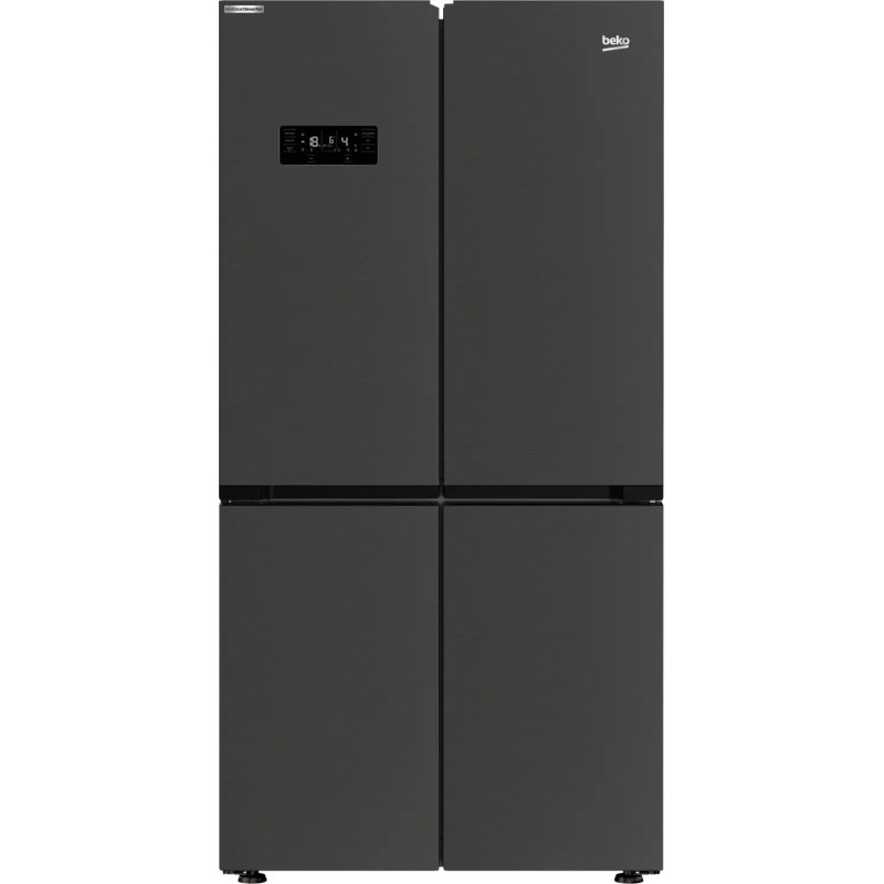 RÉFRIGÉRATEUR 4 PORTES 376+196L CLASSE E 182X91CM CARBONE