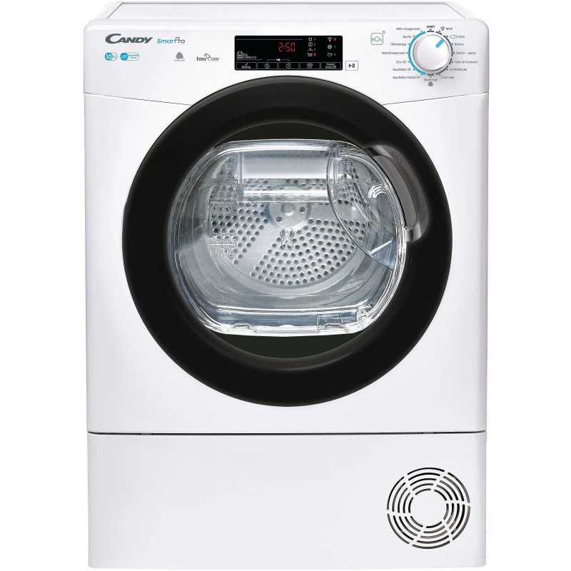 SÈCHE-LINGE FRONTAL À CONDENSATION 10KG CLASSE B DIGIT 5D TAMBOUR GALVA BLANC