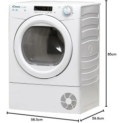 SÈCHE-LINGE FRONTAL À CONDENSATION 10KG CLASSE B BLANC