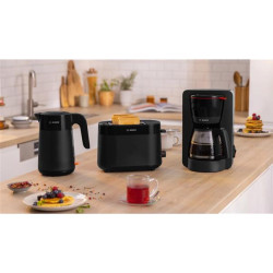 BOSCH - Cafetière filtre 10/15 tasses Noir Mat - MyMoment - TKA2M113