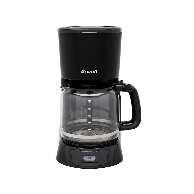 BRANDT - Cafetière filtre 18 tasses Noire - CAF1318