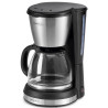 KITCHENCHEF - Cafetière filtre 12 tasses Noire & Inox - KSMD250