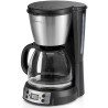 KITCHENCHEF - Cafetière filtre 12 t. programmable Noire Inox - Kitchen Studio - KSMD250T