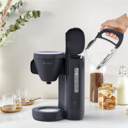 MOULINEX - Cafetière filtre 15 tasses Bleu Nuit - Morning - FG2M0810