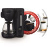 MOULINEX - Cafetière filtre 15 tasses programmable Bleu Nuit - Morning - FG2M2810