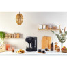 MOULINEX - Cafetière filtre 15 tasses programmable Bleu Nuit - Morning - FG2M2810