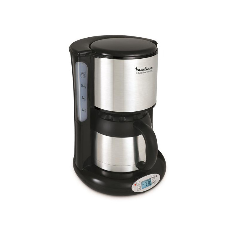 MOULINEX - Cafetière filtre 12 tasses isotherme programmable - Subito - FT362811