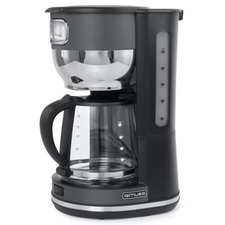 MUSE - Cafetière filtre 10 tasses Gris & Inox - Collection of Inspiration- MS220DG