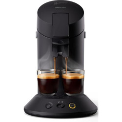 PHILIPS - Cafetière à dosettes Noire - Senseo Original Plus Eco - CSA210.25