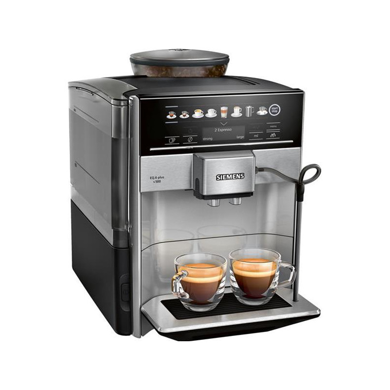 SIEMENS - Expresso broyeur Noir Inox- EQ.6 Plus - TE655203RW - SIEMENS