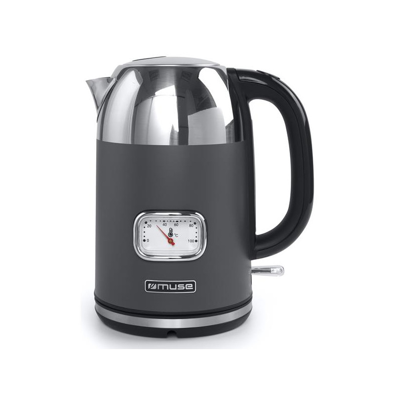 MUSE - Bouilloire 1.7 L Gris & Inox - Collection of Inspiration - MS020DG