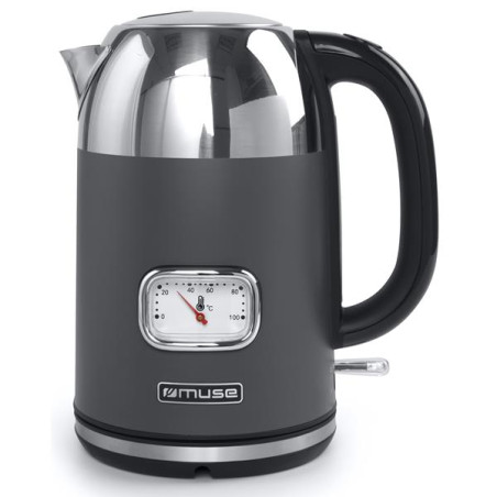 MUSE - Bouilloire 1.7 L Gris & Inox - Collection of Inspiration - MS020DG