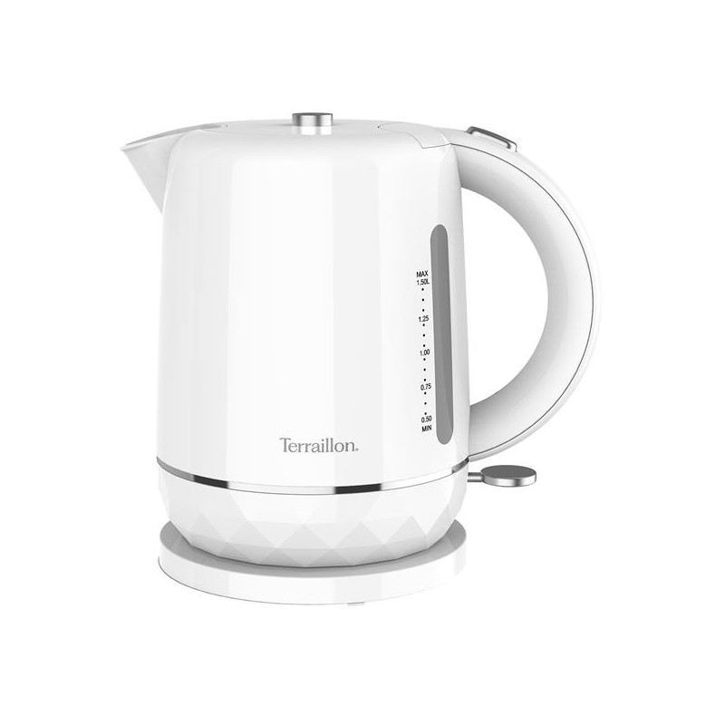 TERRAILLON - Bouilloire 1.5 L Blanche - Diamant - 15351
