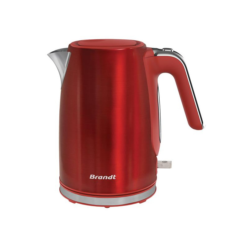 BRANDT - Bouilloire 1.7 L Rouge Inox - BO1703R