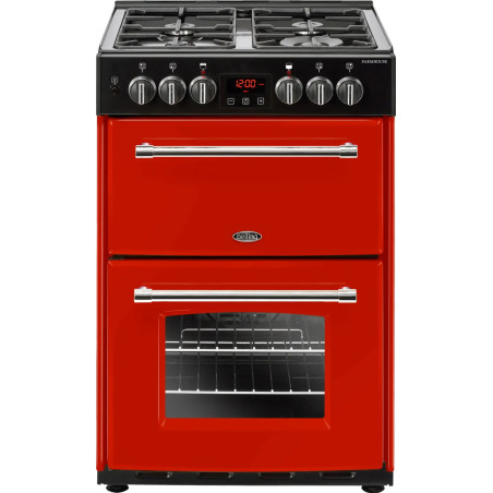PIANO DE CUISSON FARMHOUSE LARGEUR 60CM MIXTE ROUGE