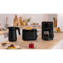 BOSCH - Toaster 2 fentes Noir Mat - MyMoment - TAT2M123