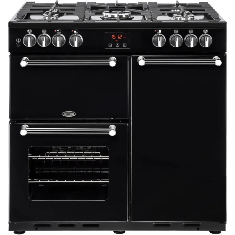 PIANO DE CUISSON KENSINGTON LARGEUR 90CM MIXTE NOIR