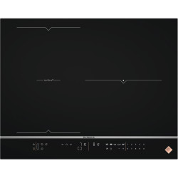 TABLE DE CUISSON INDUCTION 3 ZONES 7400W ZONE MODULABLE HORIZONE LARGEUR 65CM NOIR