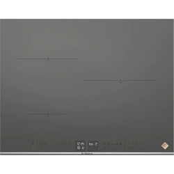 TABLE DE CUISSON  INDUCTION 3 ZONES 7400W LARGEUR 65CM GRIS