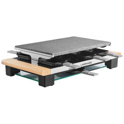 LAGRANGE - Appareil à raclette & Pierre 8 personnes - Élégance - 399012