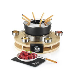 KITCHENCHEF - Service à fondue 8 personnes - KCWOODFOND8