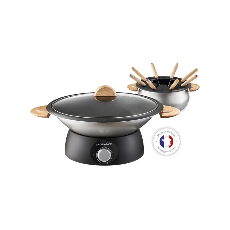 LAGRANGE - Wok & Fondue 2 en 1 - 349019