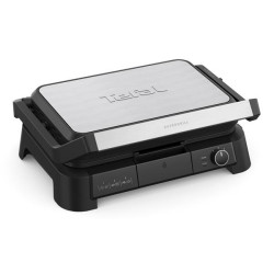 TEFAL - GRILL VIANDE  3EN1 XL 2000W TH° PLAQUE AMOVIBLE NOIR