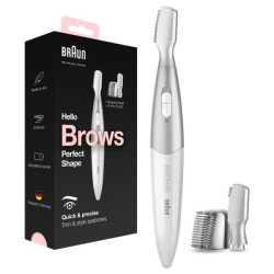BRAUN - Mini-tondeuse de précision pour sourcils - FG1106