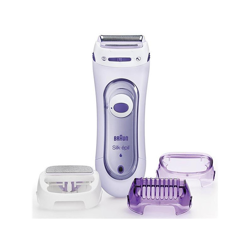 BRAUN - Rasoir Blanc & Violet- Silk Epil Lady Shave - LS5560