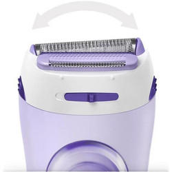 BRAUN - Rasoir Blanc & Violet- Silk Epil Lady Shave - LS5560