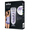 BRAUN - Rasoir Blanc & Violet- Silk Epil Lady Shave - LS5560