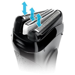 BRAUN - Rasoir à grille - Séries 3 - 3020SNOIR
