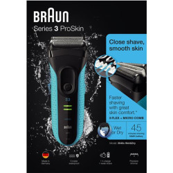 BRAUN - Rasoir à grille - Séries 3 - 3040WDPROSKIN