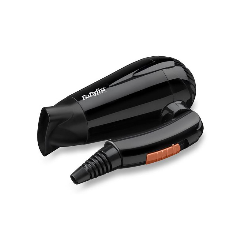 BABYLISS - Sèche-cheveux de voyage Noir - Travel Dry 2000 - 5344E