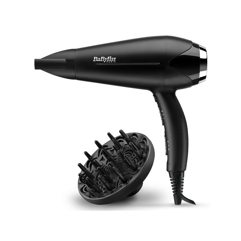 BABYLISS - Sèche-cheveux Babyliss Paris Noir - Turbo Smooth - D572DE