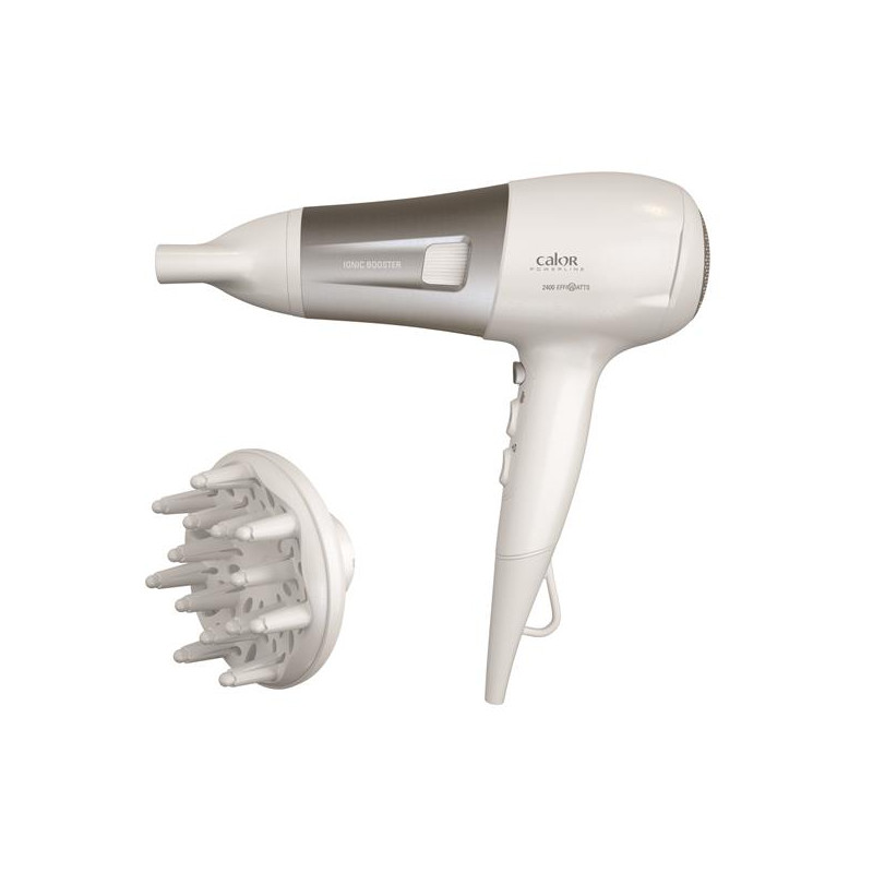 CALOR - Sèche-cheveux Blanc & Argent - Powerline - CV5930C0