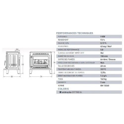 POELE BOIS GALILEE DEVILLE C077BB.06-B