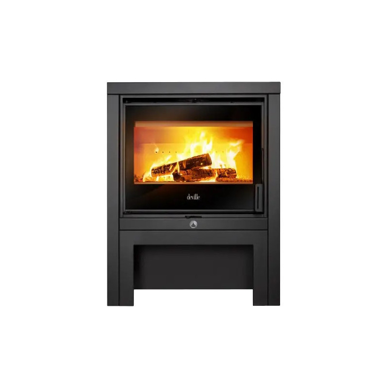 POÊLE À BOIS HAUT LEMAN 8kW ACIER