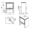 POÊLE À BOIS HAUT LEMAN 8kW ACIER