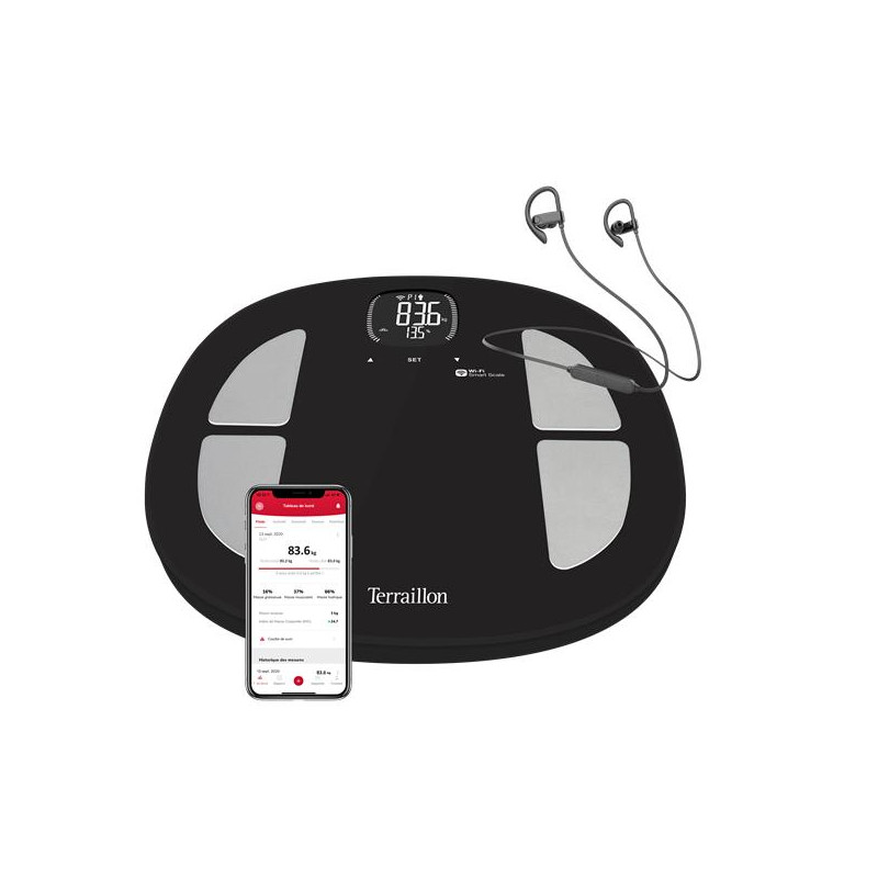 TERRAILLON - Pèse-personne impédancemètre - RUNANDFITKIT