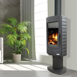 GODIN - Poêle à bois longiligne - 389130ANTH