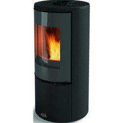 GODIN - Poêle à bois longiligne 400220NOIR